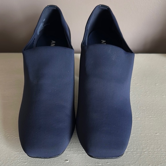 Anne Klein Midnight Blue Block Heels - Picture 5 of 7